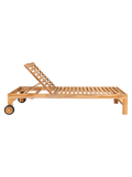 Andorra Sonnenliege Teak, natur Sonnenliege Living Nordic