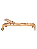 Andorra Sonnenliege Teak, natur Sonnenliege Living Nordic
