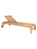 Andorra Sonnenliege Teak, natur Sonnenliege Living Nordic