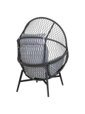 Rosario Loungesessel Polyrattan, schwarz Sessel Living Nordic