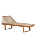 Derby Sonnenliege Teak/Polyrattan, natur Sonnenliege Living Nordic