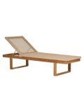 Derby Sonnenliege Teak/Polyrattan, natur Sonnenliege Living Nordic