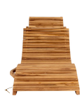 Arrieta Sonnenliege Teak, natur Sonnenliege Living Nordic