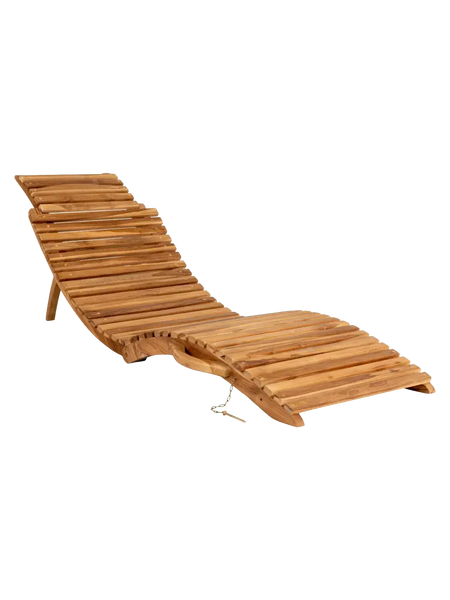 Arrieta Sonnenliege Teak, natur Sonnenliege Living Nordic