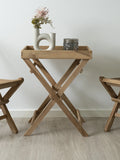 Ronda Tablett-Tisch Teak, natur Beistelltisch Living Nordic