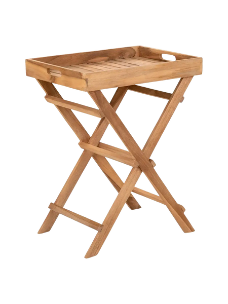 Ronda Tablett-Tisch Teak, natur Beistelltisch Living Nordic