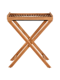 Ronda Tablett-Tisch Teak, natur Beistelltisch Living Nordic 60x40x70 cm