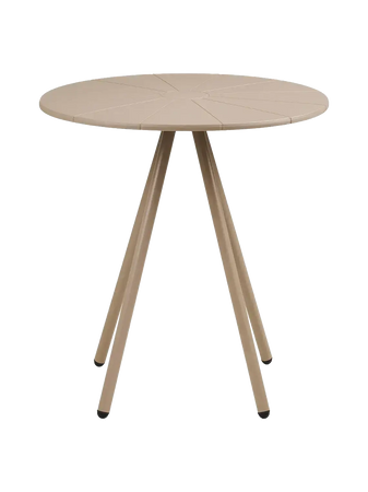 Barletta Bistrotisch Polypropylen/Stahl, taupe Bistrotisch Living Nordic