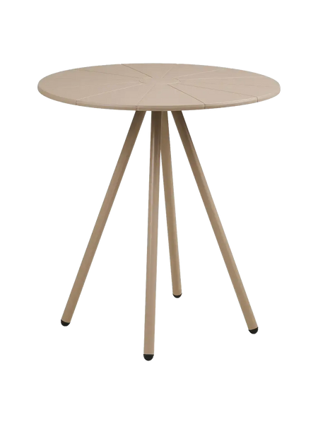 Barletta Bistrotisch Polypropylen/Stahl, taupe Bistrotisch Living Nordic