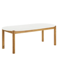 Terracina Esstisch Akazienholz/Terrazzo, natur Esstisch Living Nordic 95x210x76 cm