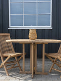 Huelva Balkontisch Teak, natur Balkontisch Living Nordic