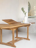 Salamanca Esstisch Teak, natur – ausziehbar Esstisch Living Nordic