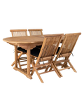 Salamanca Esstisch Teak, natur – ausziehbar Esstisch Living Nordic