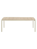 Abela Esstisch Aluminium, Holzimitat, sand, natur Esstisch Living Nordic
