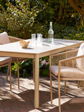 Alcudia Esstisch Aluminium/Keramik, sand Esstisch Living Nordic