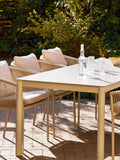 Alcudia Esstisch Aluminium/Keramik, sand Esstisch Living Nordic