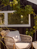 Bistro Beistelltisch Fiberclay, Terrazzo-Optik Beistelltisch Living Nordic