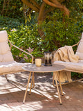 Nilo Lounge-Set Stahl Gartenmöbel-Set Living Nordic