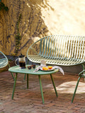 Saly Lounge-Set Polypropylen/Stahl, grün Gartenmöbel-Set Living Nordic