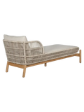 Terracina Sonnenliege Akazienholz, natur/beige Sonnenliege Living Nordic