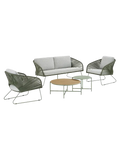 Novella Lounge-Set Stahl Gartenmöbel-Set Living Nordic