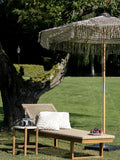 Martos Sonnenschirm gestrickt Baumwolle, beige Sonnenschirm Living Nordic