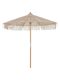 Martos Sonnenschirm gestrickt Baumwolle, beige Sonnenschirm Living Nordic
