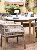 Terracina Gartenmöbel-Set – Esstisch & 4 Stühle Gartenmöbel-Set Living Nordic