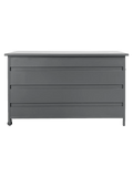 Cassis Auflagenbox Aluminium Auflagenbox Living Nordic 160x82x85 cm grau | | 650 L