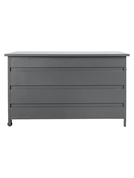 Cassis Auflagenbox Aluminium Auflagenbox Living Nordic 130x60x75 cm grau | | 450 L