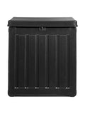 Sobra Auflagenbox Kunststoff, schwarz – 76 Liter Auflagenbox Living Nordic