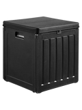 Sobra Auflagenbox Kunststoff, schwarz – 76 Liter Auflagenbox Living Nordic