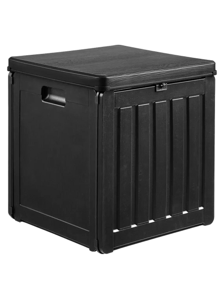 Sobra Auflagenbox Kunststoff, schwarz – 76 Liter Auflagenbox Living Nordic