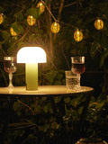 Soham LED-Leuchte weiß/grün, aufladbar Leuchte Living Nordic