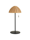 Wigan LED-Tischleuchte Metall, aufladbar, natur/schwarz Tischleuchte Living Nordic