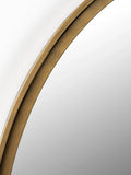 Matz Wandspiegel oval Messing, Detail