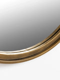 Matz Wandspiegel oval Messing, Detail
