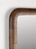 Nyko Wandspiegel Rechteckig Braun, Detail
