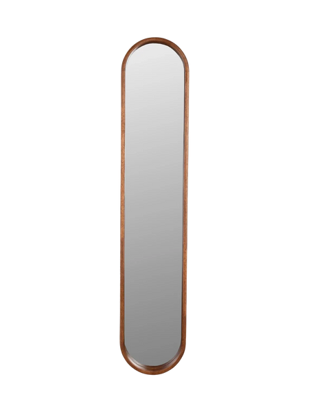 Nyko Wandspiegel Oval Braun 24 × 120 cm, Ansicht 1