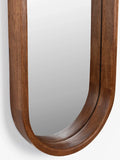 Nyko Wandspiegel Oval Braun 24 × 120 cm, Detail