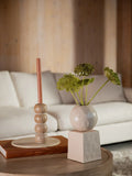 Crocus Vase Beige im Raum