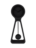 Pendulum Time Wanduhr in Schwarz, Ansicht 1