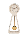 Pendulum Time Wanduhr in Terrazzo Weiß, Ansicht 1