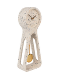 Pendulum Time Wanduhr in Terrazzo Weiß, Ansicht 2