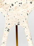 Pendulum Time Wanduhr in Terrazzo Weiß, Detail