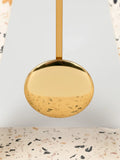 Pendulum Time Wanduhr in Terrazzo Weiß, Detail