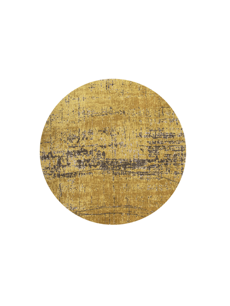 Runder Teppich | Mad Men Liberty Gold Runder Designteppich | Art.-Nr. 8550 - von Louis de Poortere online kaufen bei LIVINGforme.