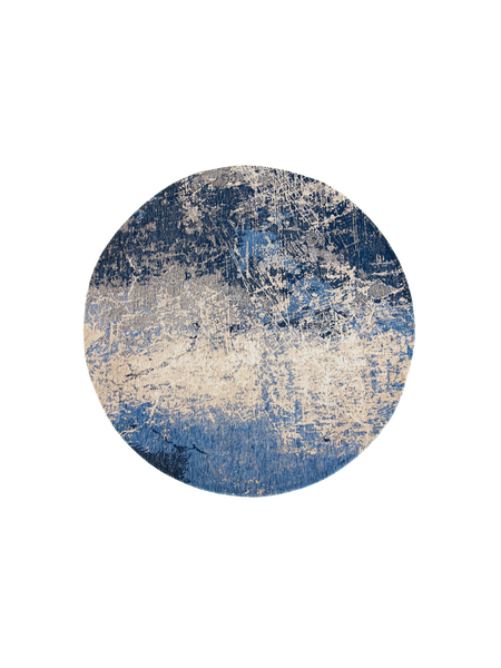 Runder Teppich | Mad Men Abyss Blue Runder Teppich | Art.-Nr. 8629 - von Louis de Poortere online kaufen bei LIVINGforme.