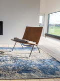 Teppich Rechteckig | Mad Men Abyss Blue Teppich | Art.-Nr. 8629 - von Louis de Poortere online kaufen bei LIVINGforme.