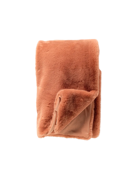 Wohndecke | Plaid Zinzi Muted Clay - von LIVING Collection online kaufen bei LIVINGforme.